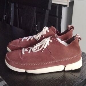 CLARK'S VIBRAM TRUGENIC FLEX SUEDE SNEAKERS MEN'S